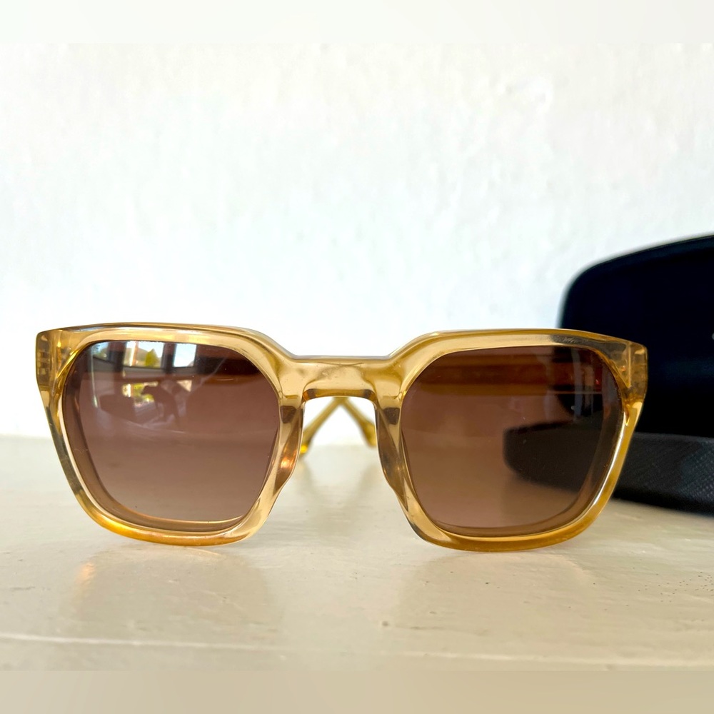 salvatore ferragamo tan gradient sunglasses